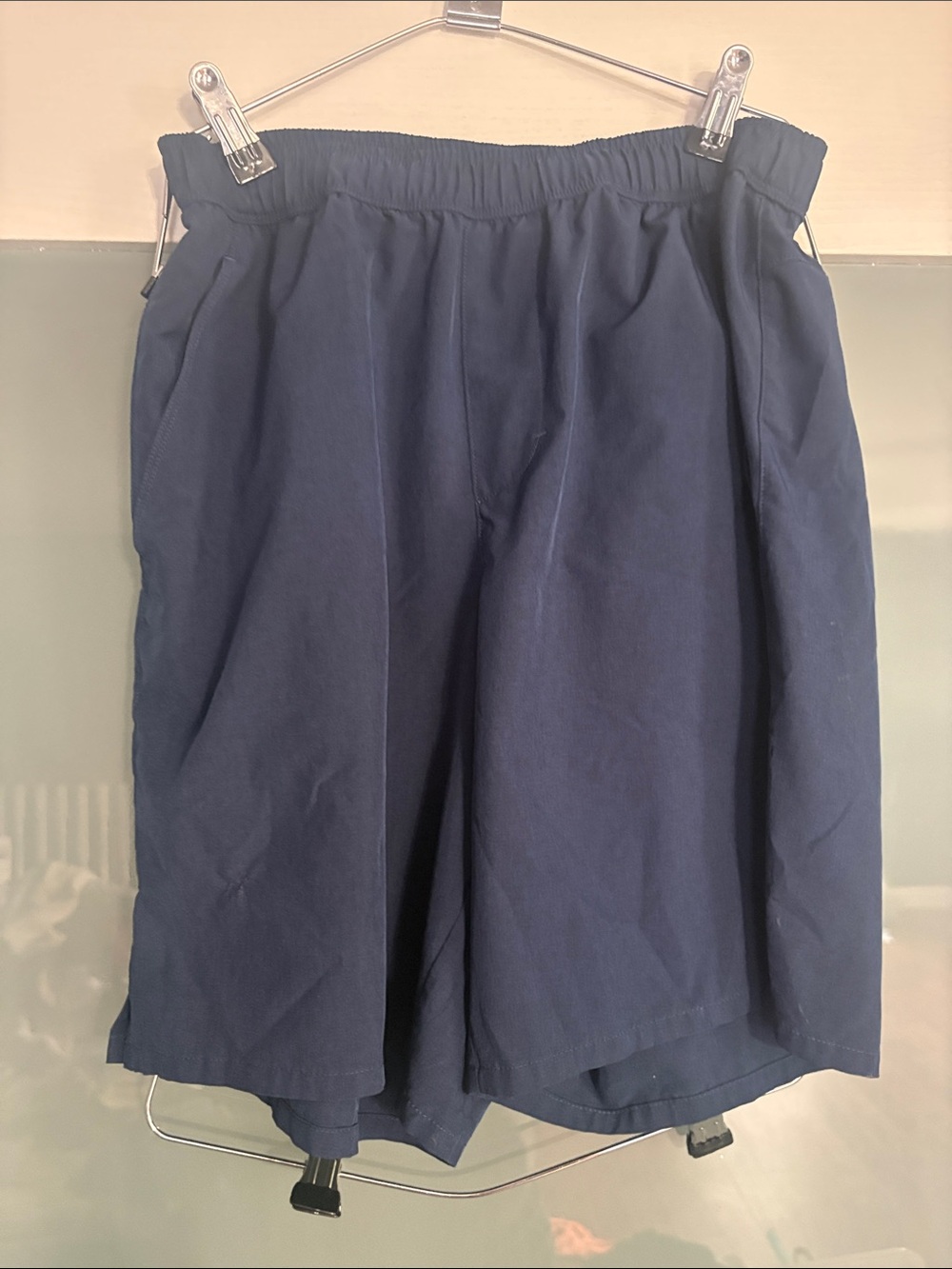DSG Navy Athletic Elastic-Waist Shorts